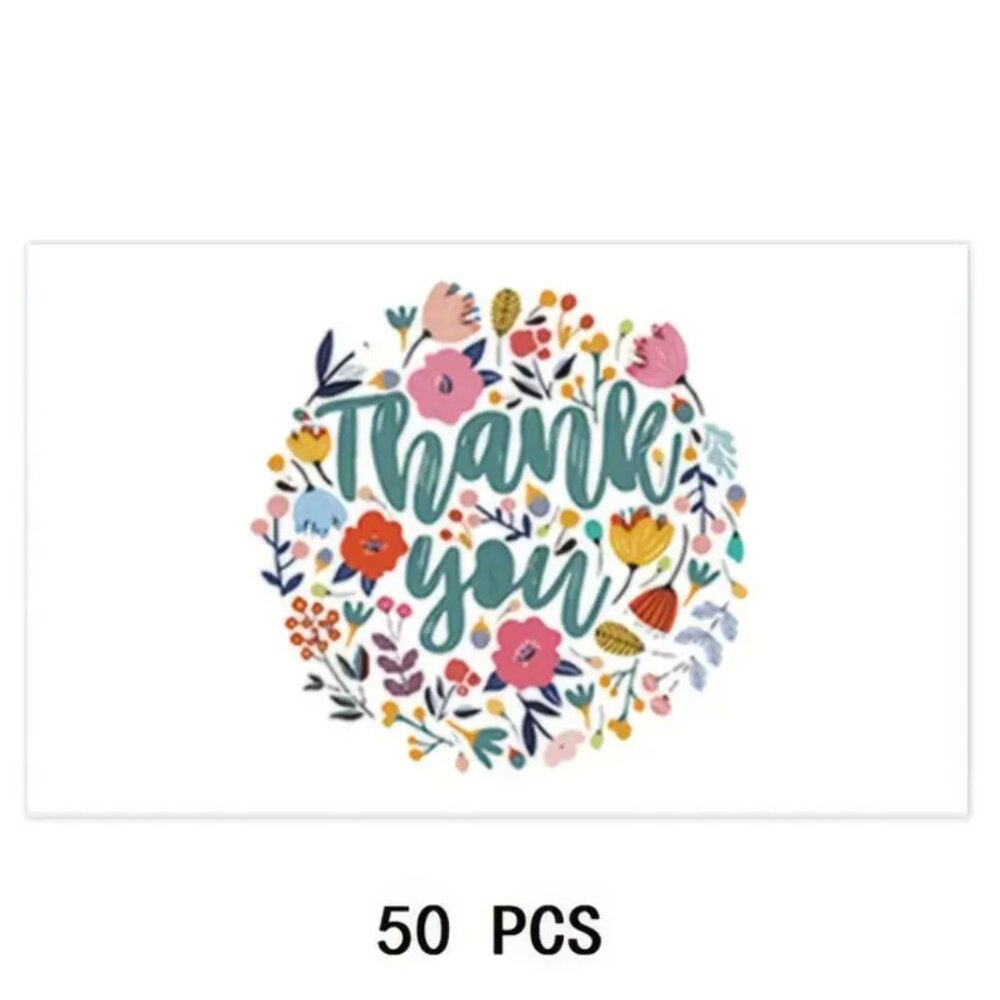 FOR SELLERS Thank you cards (50 pcs). Small Business.‎ Brand New.